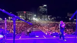 Stevie B live Tempe AZ Freestyle concert 2022 from his Drummer