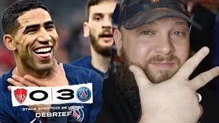 🤯HAKIMI FOUDROIE BREST ! (D&Eacute;BRIEF) #psg #brest #ligue1 #vlog #paris #hakimi #maroc #football 🔴🔵