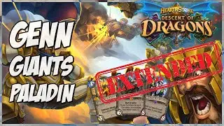 Hearthstone | Genn Giants Paladin | Extended Gameplay | Descent of Dragons