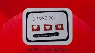 Easy Valentine Day Card Making | Origami | Paper Cutting | #MaaTuTv