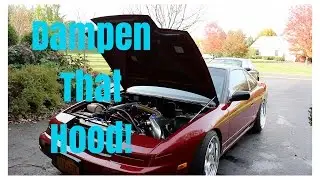 Установка демпфера капота 240SX | своими руками