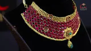 Latest Ruby bridal set Choker Design by Hari jewellery