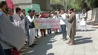 Protest against RADC for k*lling two innocent citizens by driver at Gahkuch Today