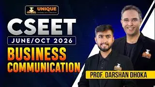 CSEET JUNE 2026 | Business Communication | Chp 2 - Communication | Lec 7 | Prof. Darshan Dhoka