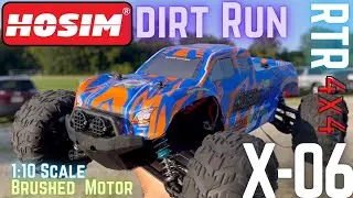 Hosim X06 1/10 Scale RC Truck RTR - Dirt Run