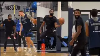 Kyrie Irving Works Out with Cooper Flagg at Mavs Practice! 😳 Elite Handles & Fun Moments