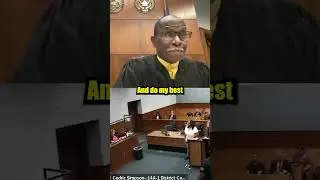 Judge Simpson BEAMS WITH PRIDE at young woman turning life around