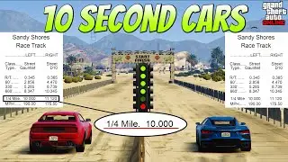 Are There Any 10 Second Cars in GTA 5 Online? | Complete a Quarter Mile Race in Under 10 Seconds