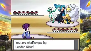 【Pokemon Garbage Gold Deluxe】Johto League  Blackthorn City VS. Gym Leader Clair