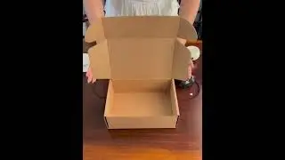 High quality corrugated airplane paper box #unboxing