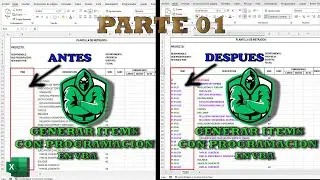 COMO GENERAR ITEM DE METRADO CON PROGRAMACIÓN EN VBA - Excel Parte 01