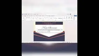 Certificate of Achievement #certificate #achievement #shorts