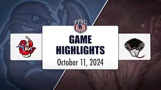 Rock Lobsters vs. Moccasins | 10.11.24 Highlights | FPHL