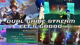 [🔴Dual Game Livestream] Push Rank Sore hari dan Mancing Sore hari