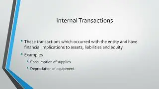 Types of Transactions