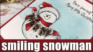 Smiling Snowman with Garland | Sampendous Day 4