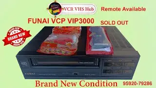 vcp sold #funai vip3000 new condition Remote Available cash on Delivery #95920-79286