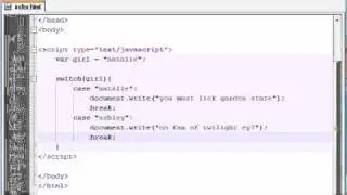 Учебник JavaScript для начинающих - 18 - switch