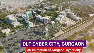 3D design of gurgaon city || gurugram || walkthrough design of DLF cyber city || Gurgaon || pnkj ydv