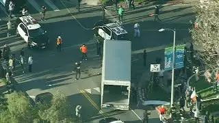 At least two injured after U-Haul truck drive into anti-Iranian government protest in L.A.