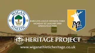 Wigan Athletic v Mansfield Town - Barclays League Division Three - Monday 1st January 1990