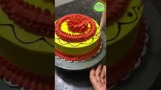simple fresh cream pineapple cake design |🎂 like and subscribe guys🎂 please👍 | #shorts