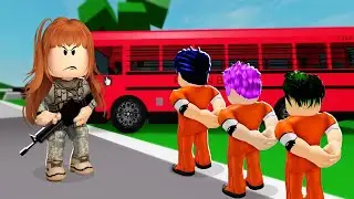 I locked up all the criminals! Roblox Brookhaven RP