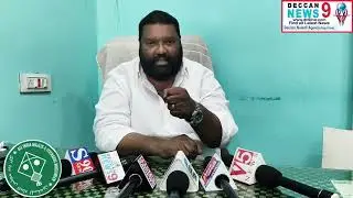 Press meet at AIMIM party office Shadnagar