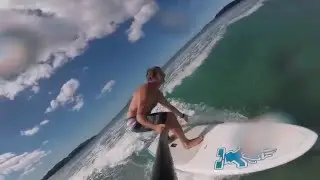 SUP Surfing - small wave fun! #GoPro