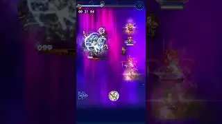 FFRK Odin Argent D600 VS Phy Earth Team 27.65s