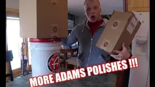 Полироли Adams Polishes 2 ПОЛНЫХ КОРОБКИ! | Набор для герметизации стекол, брусок Visco Clay, масляный воск и многое другое!