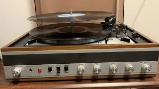 Noresco NC-383 Dual 1218 Turntable Multi Record Play demo 