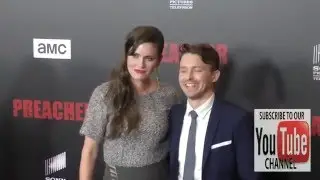 Marshall Allman and Jamie Anne Allman at the Premiere Of AMC's Preacher at Regal LA Live Stadium 14