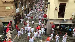 Running of the Bulls, Dead Man's Corner, 13 July 2018