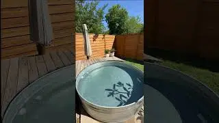 Almost time to fill up the Stock Tank Pool for summer! 👙