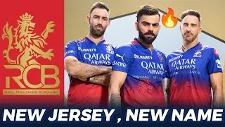IPL 2024 - RCB New Jersey || RCB name and Logo change