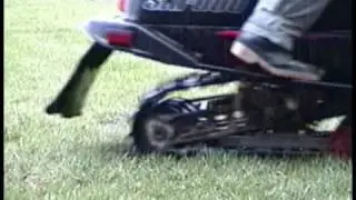 Grass Drag Launch Traction stock Ski-doo Mach Z 780 uses patented Rear Axle Drive Technology
