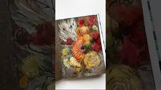 Shimmery + pastel watercolors abstract flowers #shorts #abstract#floralart#watercolor#artprocess#art