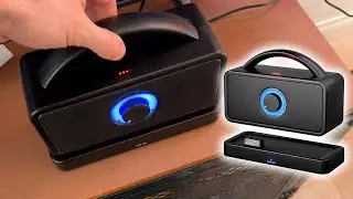 SavvyBloom 5.8GHz Wireless TV Speakers | Portable Home Audio System for Seniors & Hard of Hearing