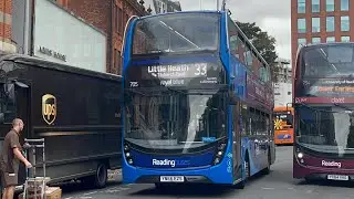Reading Buses Scania N280UD ADL Enviro400 MMC CBG 705 (YN66EZS) On Route 33 to Little Heath