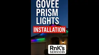 Govee Prism Lights Installation | Permanent Outdoor LED Lighting by RnK&rsquo;s Services