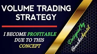volume trading strategy - perfect entry exit | volume analysis by TradeMaster | intraday strategy