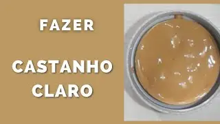 como fazer a cor castanho claro