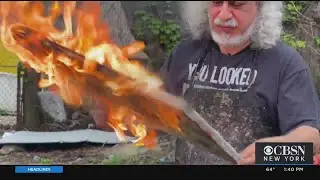New Jersey Artist Burns Paintings To Fight Depression, Express Grief Amid Tragedy