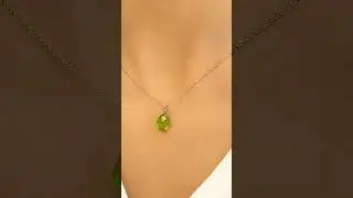 peridot necklace , pendant #peridot #necklace #pendant #gemstone #jewellery #jewellers #trendy #bts