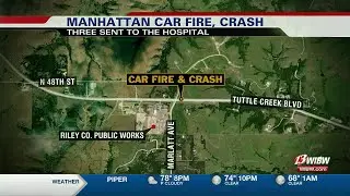 Details released after vehicle fire leads to crash north of Manhattan