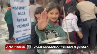 Gazze'de umutlar yeniden yeşerecek