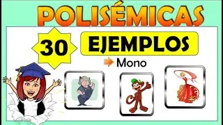 📚POLISÉMICAS 30 EJEMPLOS 👉EJERCICIO  para aprender y practicar 📌 Video educativo