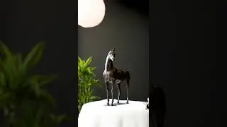 Bronze Pony Statue - Petite Elegance