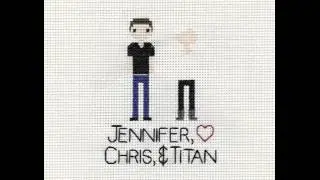 BeCoProductions - Family Portrait Cross Stitch Timelapse/GIF
